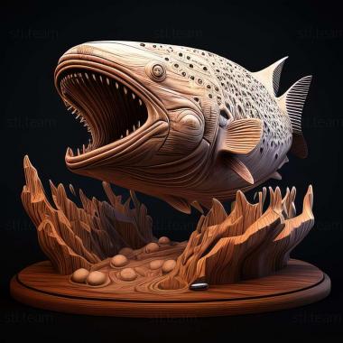 3D модель Oncorhynchus masou rhodurus (STL)